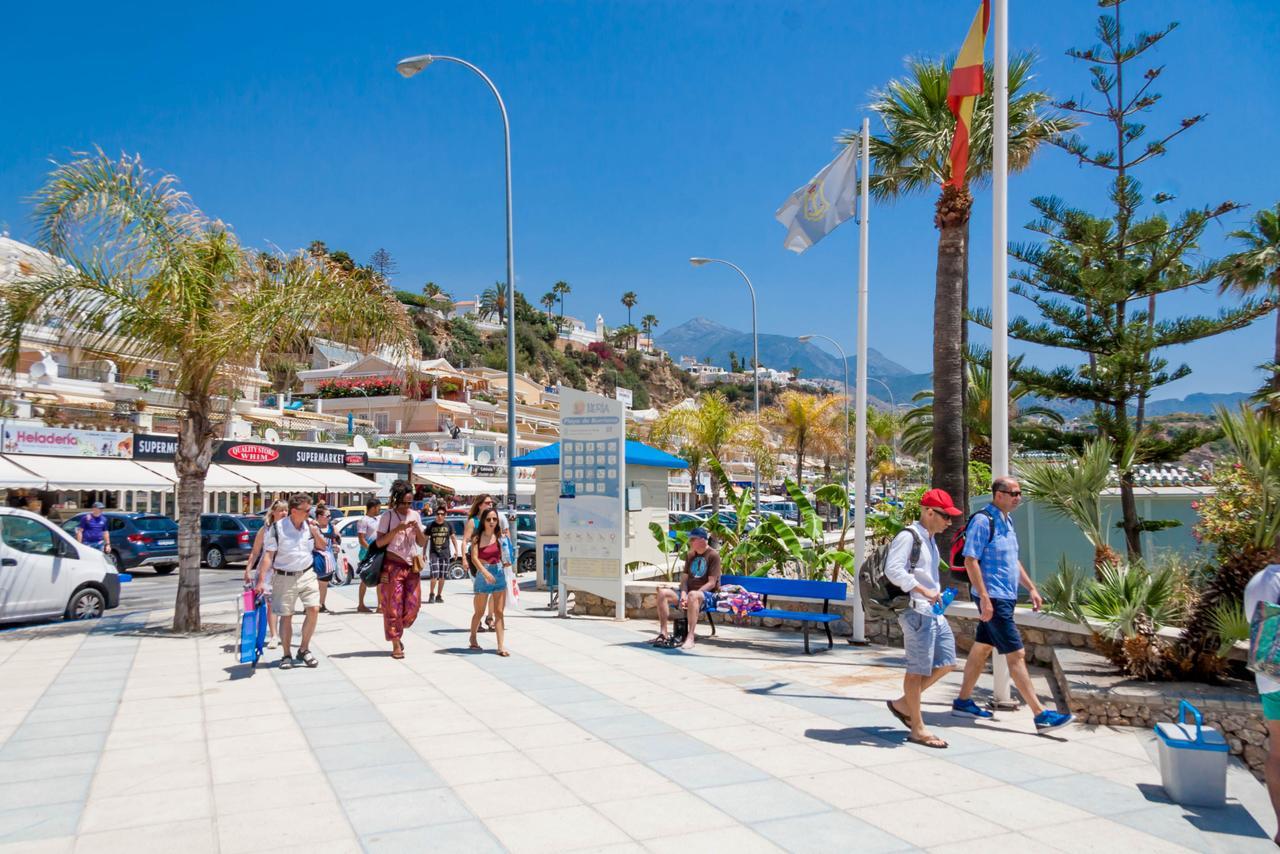 Burriana Playa Carmona Nerja Leilighet Eksteriør bilde