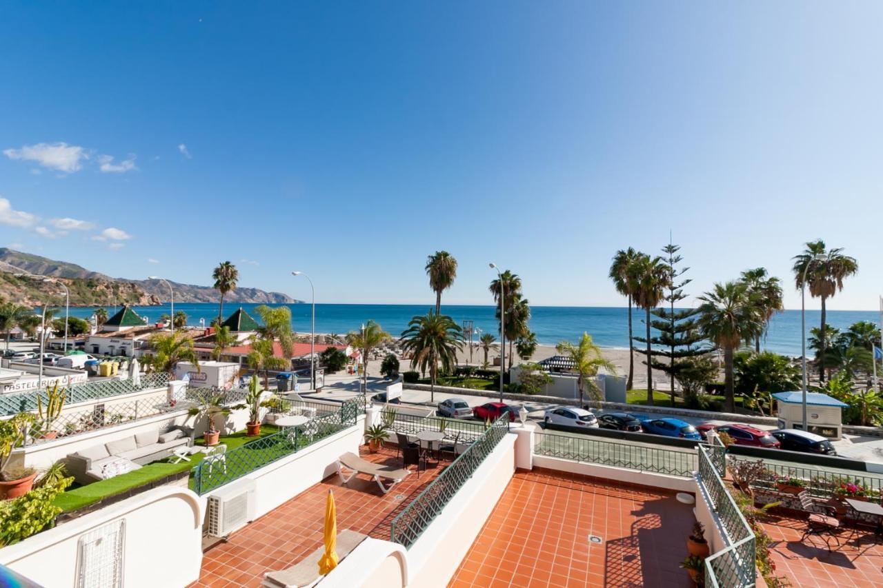 Burriana Playa Carmona Nerja Leilighet Eksteriør bilde
