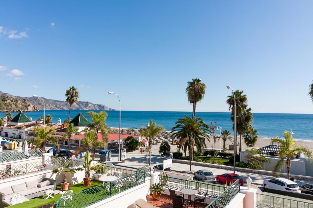 Burriana Playa Carmona Nerja Leilighet Eksteriør bilde